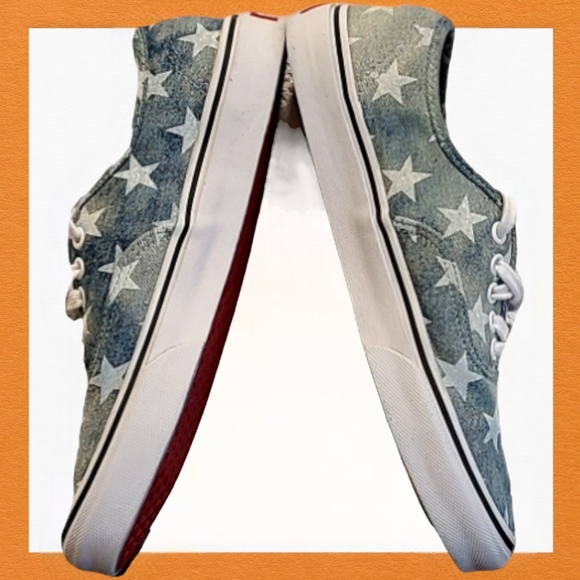 Vans Era Acid Wash Denim Skate Shoes Size 8.5 - Picture 4 of 12